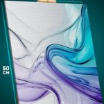 Картина на стену Абстракция волны 40x50