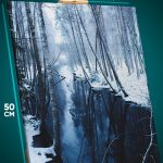 Картина на стену Пейзаж зимний природа ущелье 40x50