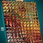 Картина на стену Абстракция соты плитка 40x50