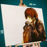 Картина на стену Эксперименты Лэйн Аниме мрачные 40x50