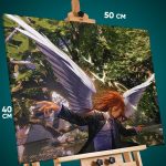 Картина на стену Человек-бензопила Аниме Angel Devil 40x50
