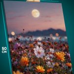 Картина на стену Цветы ромашки поле 40x50