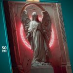 Картина на стену Религия статуя ангел 40x50