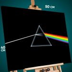 Картина на стену Музыка рок Pink Floyd абстракция 40x50