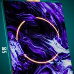 Картина на стену Абстракция космос 40x50