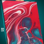Картина на стену Абстракция волны 40x50