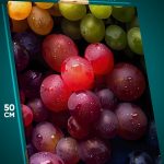 Картина на стену Еда ягода виноград 40x50