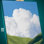 Картина на стену Пейзаж летний природа горы 40x50