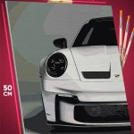 Картина по номерам Авто Порше 40x50