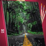 Картина по номерам Пейзаж летний дорога 40x50