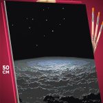 Картина по номерам Абстракция космос облака 40x50