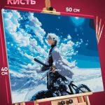 Картина по номерам Блич Аниме Тосиро Хицугая 40x50
