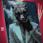 Картина по номерам Стиль леопард 40x50