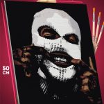 Картина по номерам Рэперы балаклава 40x50