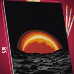 Картина по номерам Абстракция космос планета 40x50