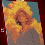 Алмазная мозаика Девушка Портрет милая 40x50