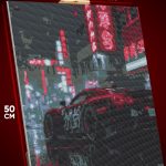 Алмазная мозаика Авто ночной город 40x50
