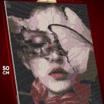 Алмазная мозаика Девушка Арт сюрреализм 40x50