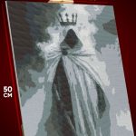 Алмазная мозаика Темная фэнтези рыцарь король 40x50