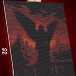 Алмазная мозаика Религия ангел падший девушка 40x50