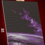 Алмазная мозаика Абстракция космос планета 40x50