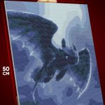 Алмазная мозаика Мультфильмы Как приручить дракона 40x50