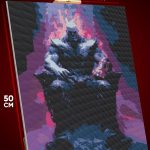 Алмазная мозаика Marvel Танос 40x50