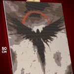 Алмазная мозаика Темная фэнтези падший ангел 40x50