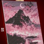 Алмазная мозаика Пейзаж Япония пирс фэнтези 40x50