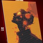 Алмазная мозаика Парень Арт сюрреализм 40x50