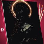 Картина по номерам Девушка Портрет грешная монашка 40x50