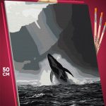 Картина по номерам Животные кит 40x50