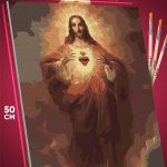 Картина по номерам Религия Иисус Христос Бог 40x50