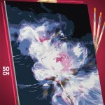 Картина по номерам Цветы абстракция 40x50