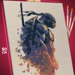 Картина по номерам Мультфильмы Черепашки-ниндзя 40x50