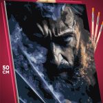 Картина по номерам X-Men Росомаха 40x50