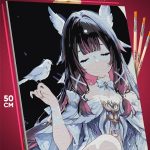 Картина по номерам Геншин Импакт Игра Коломбина 40x50