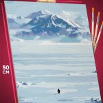 Картина по номерам Животные пингвинчик 40x50