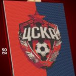 Алмазная мозаика Спорт футбол ЦСКА 40x50