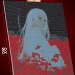 Алмазная мозаика Девушка Аниме-арт в поле 40x50