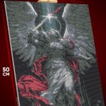 Алмазная мозаика Религия ангел архангел меч воин 40x50