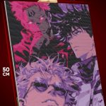 Алмазная мозаика Магическая битва Аниме Годжо Суккуна 40x50
