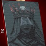 Алмазная мозаика Темная фэнтези готическая девушка 40x50