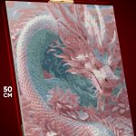 Алмазная мозаика Фэнтези Арт дракон Япония 40x50