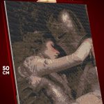 Алмазная мозаика Темная фэнтези рыцарь и девушка романтика 40x50