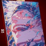 Алмазная мозаика Магическая битва Аниме Годжо Сатору 40x50