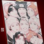 Алмазная мозаика К-Поп музыка Stray Kids 40x50