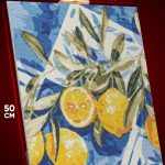 Алмазная мозаика Еда лимоны 40x50