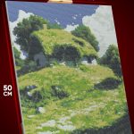 Алмазная мозаика Хаяо Миядзаки Аниме пейзаж 40x50