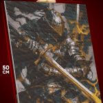 Алмазная мозаика Темная фэнтези рыцарь Dark Souls 40x50